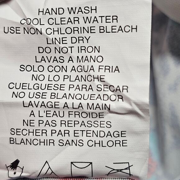 A & H Sportswear Co. Inc. Scoop Neck Tankini Top with Tummy Control Size 14 - Picture 8 of 10